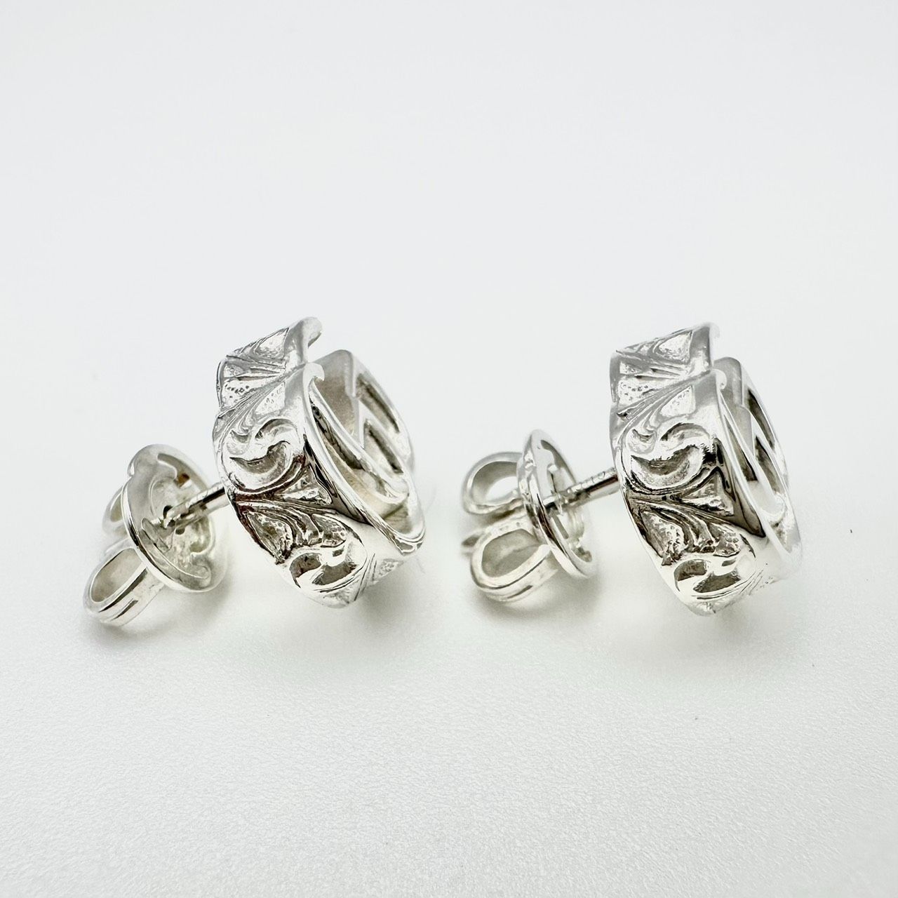 返品OK】極美品 GUCCI グッチ ダブルG GG SV925 シルバー ピアス