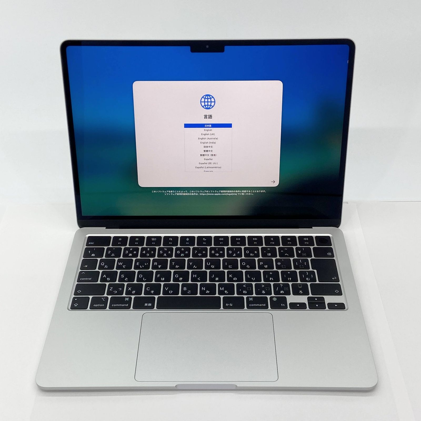 美品 Apple Mac book Air 13インチ M2 2022 8GB 256GB MLXY3J/A