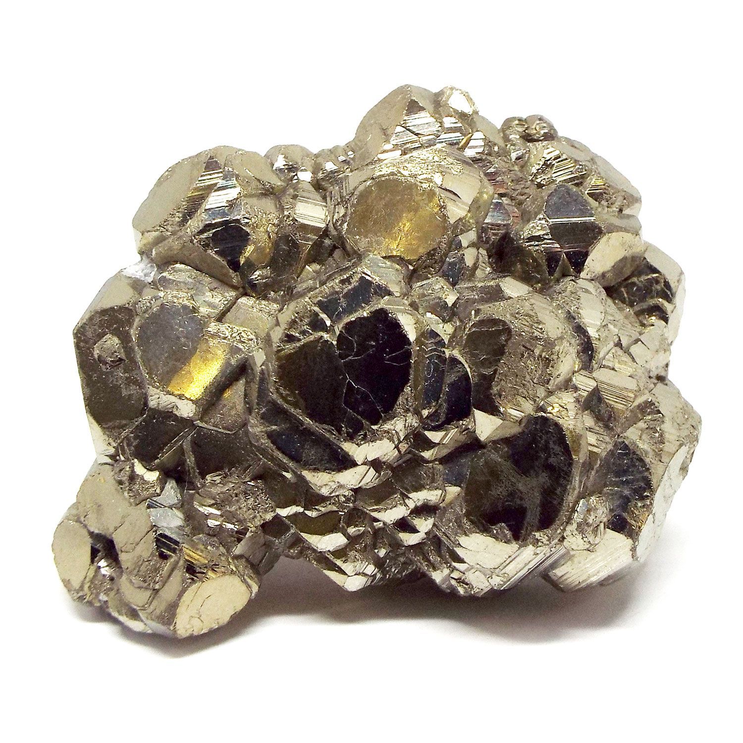 ペルー産 パイライト 原石 クラスター 黄鉄鉱 結晶 鉱物