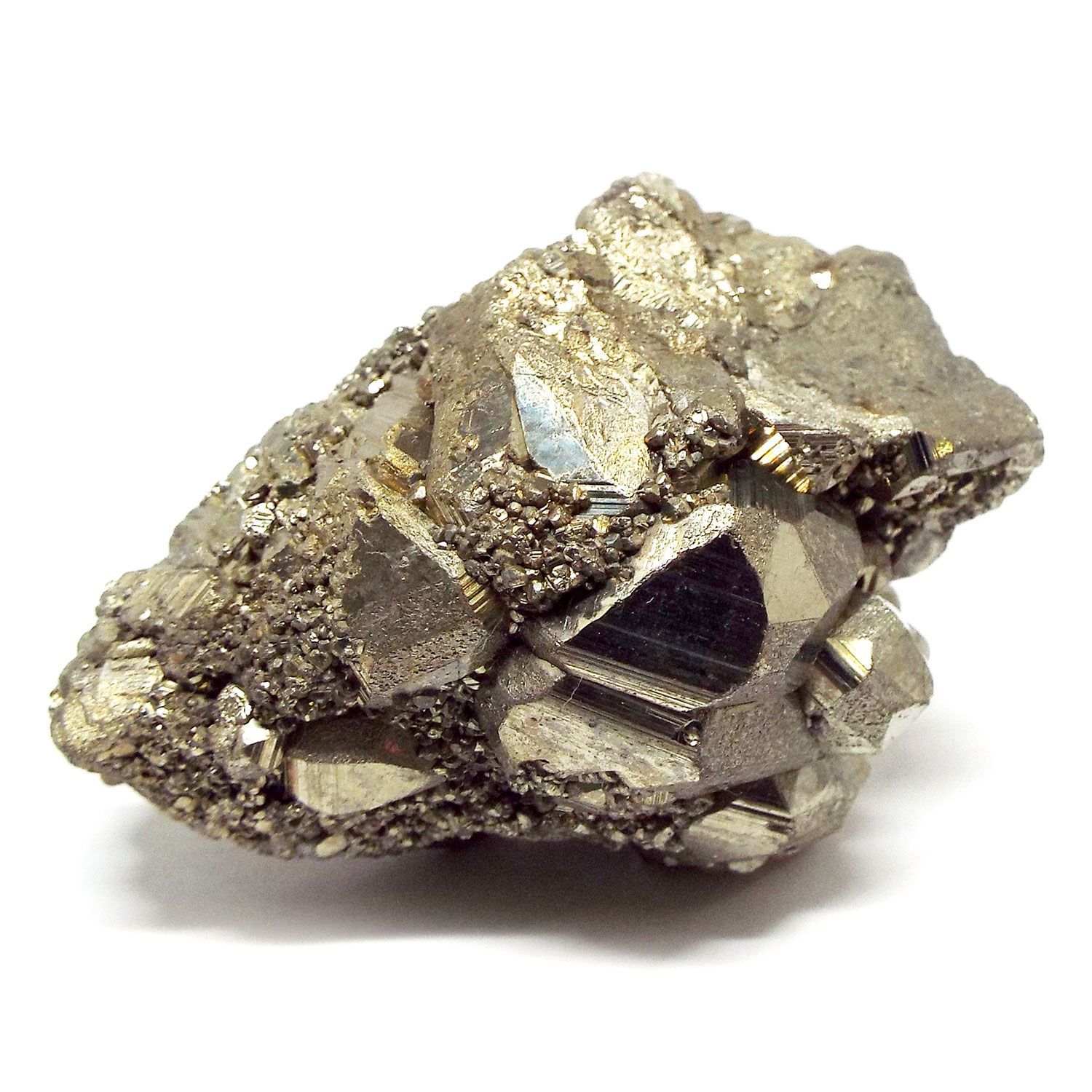 ペルー産 パイライト 原石 クラスター 黄鉄鉱 結晶 鉱物