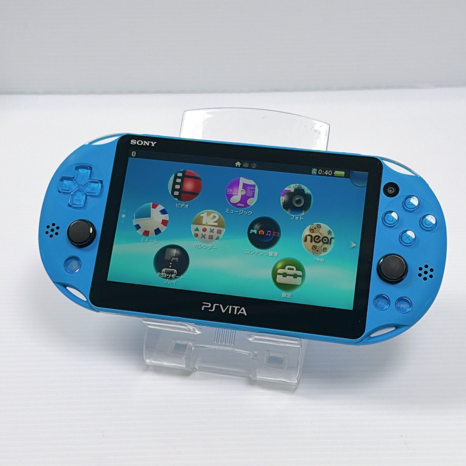 PSVITA PCH 2000 アクアブルー 4GBメモリーカード付き 良品