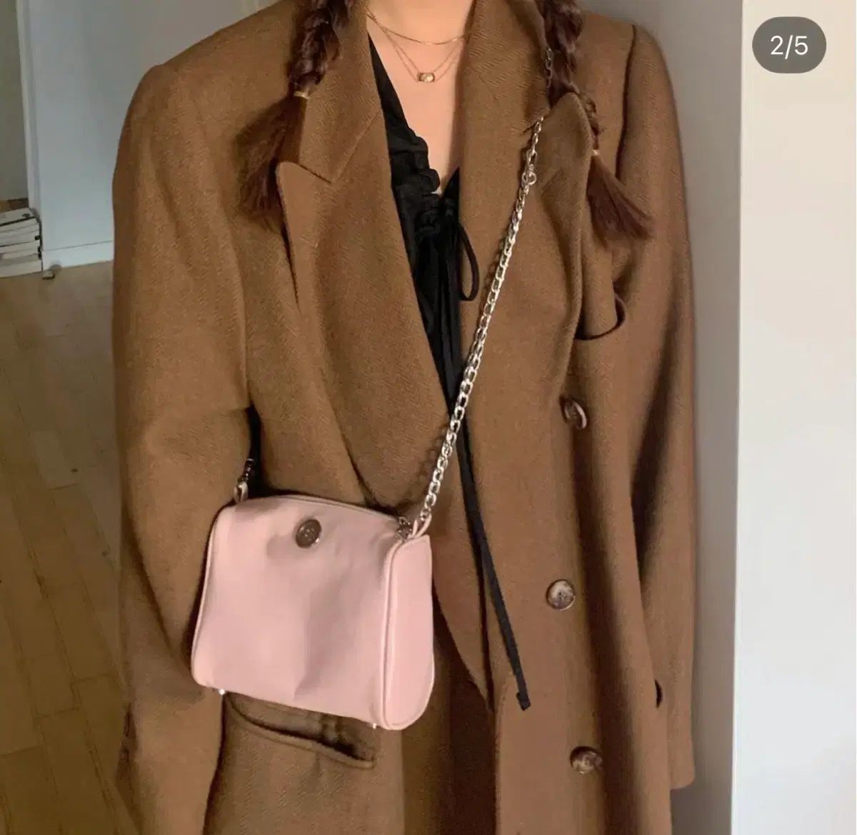 MINITMUTE brett ミニバック バターピンク COLOR