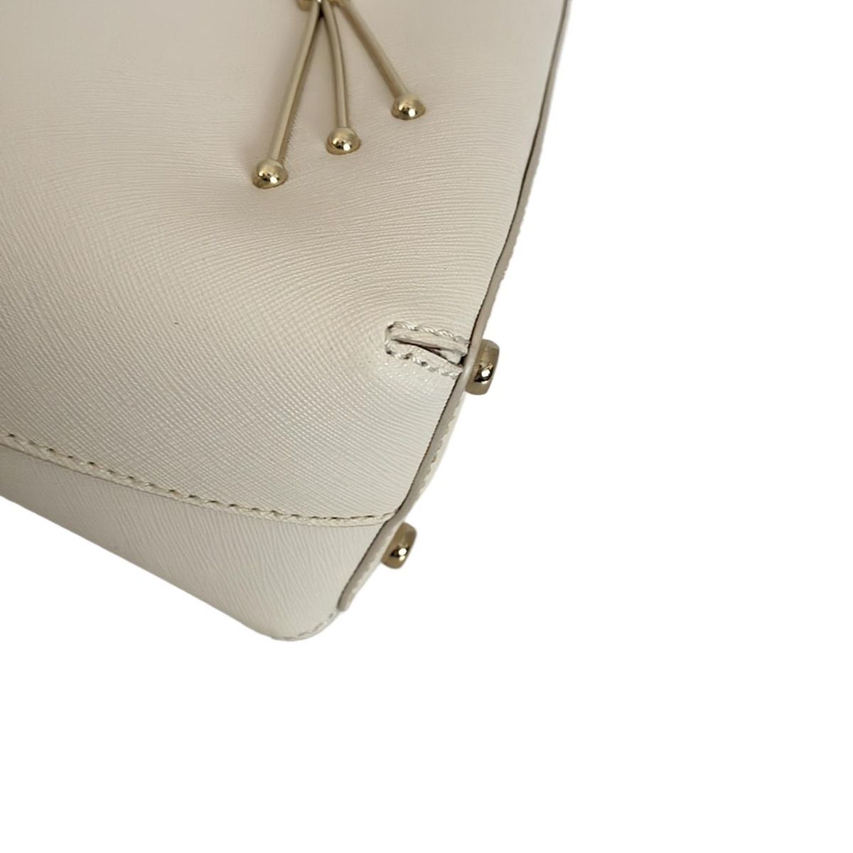 ケイトスペード ハンドバッグ ベージュ×ホワイト Kate Spade レザー