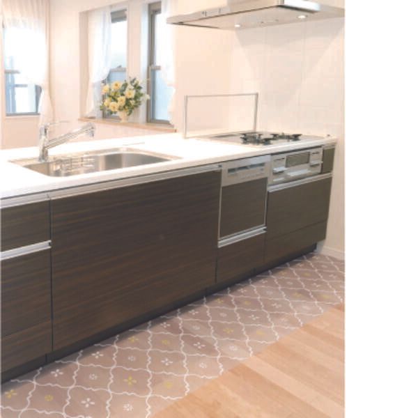 7営業日以内発送 明和グラビア 透明キッチンマット 販売不可