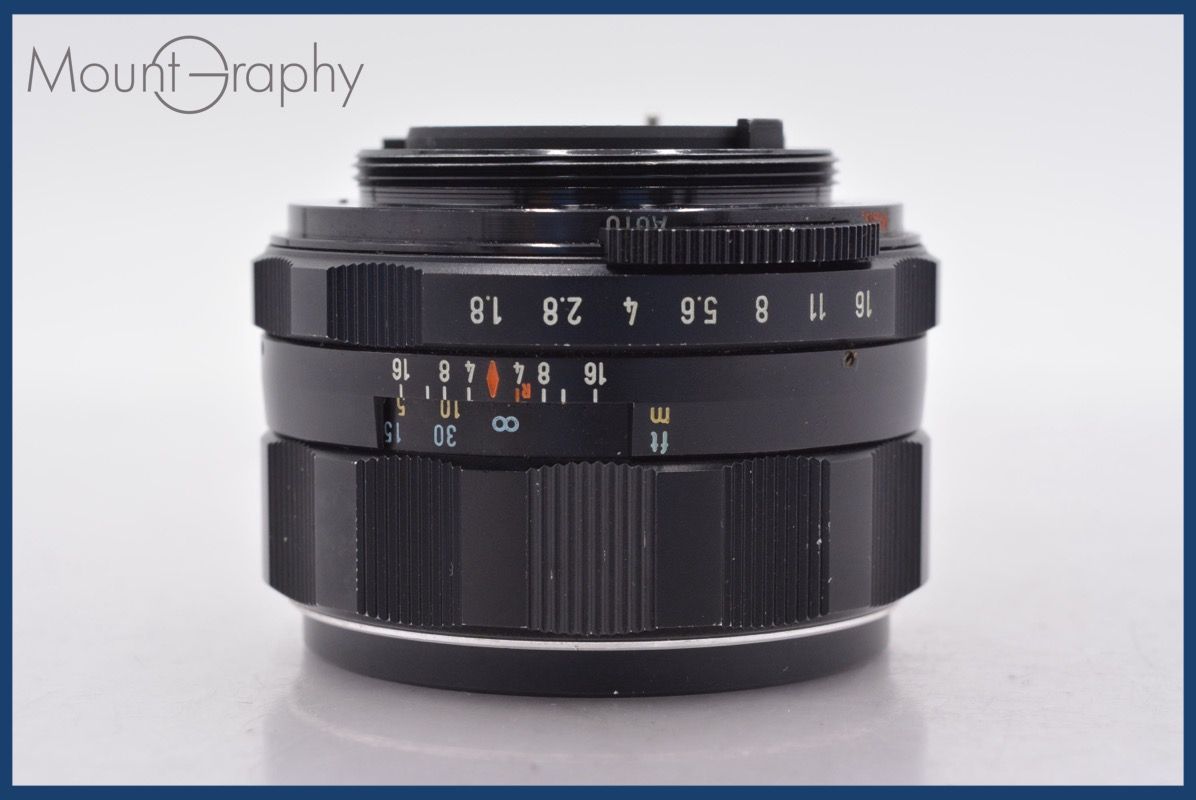 ペンタックス PENTAX Super Multi Coated TAKUMAR 55 mm F 1 8 前後キャップ レンズフィルター付 同梱無料 am 2239