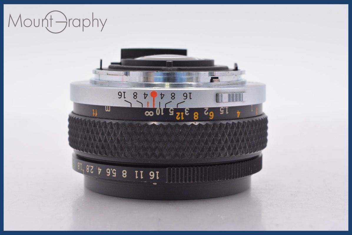 オリンパス OLYMPUS OM SYSTEM F ZUIKO AUTO S 50 mm 1 8 前後キャップ レンズフィルター付 同梱無料 am 2240