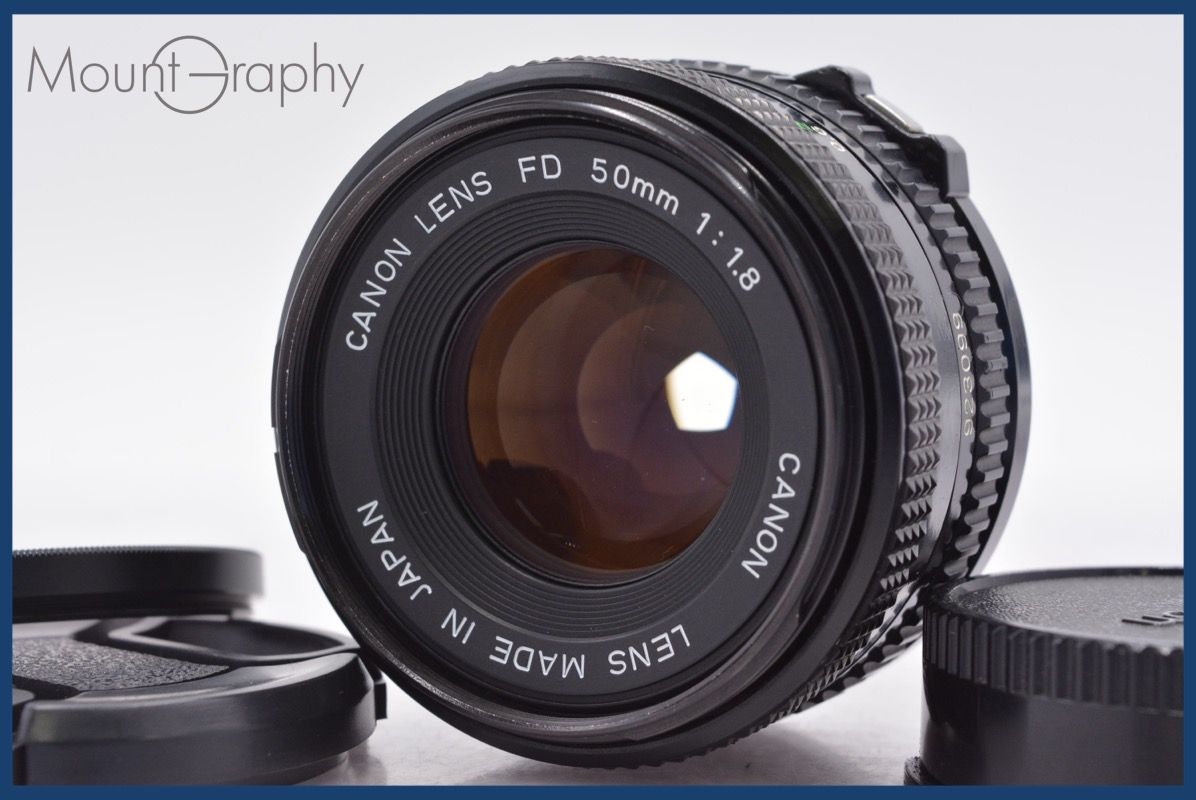 ★美品★キャノン CANON NEW FD 50mm F1.4 ★前後キャップ★ キヤノン Canon NEW FD 50mm F1.8 前後キャップ&レンズフィルター付