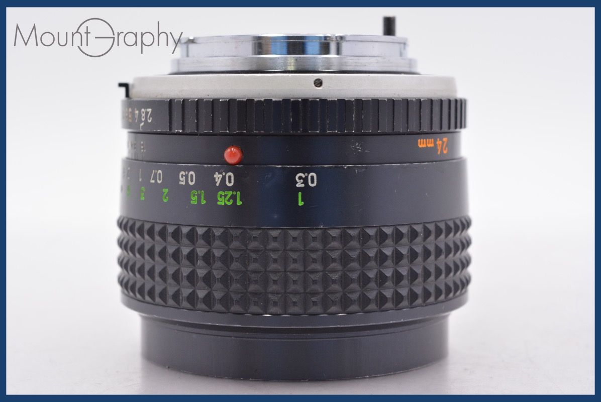 ミノルタ MINOLTA MC W ROKKOR SI 24 mm F 2 8 前後キャップ レンズフィルター付 同梱無料 am 2244