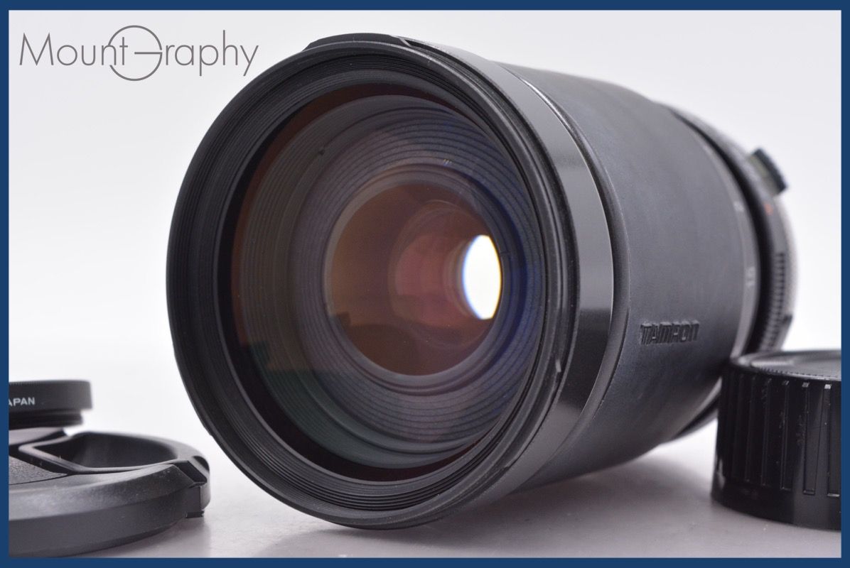 上 タムロン TAMRON SP 35-105 mm F 2.8 前後キャップ-レンズフィルター付 オリンパスOM用 MF am 2257