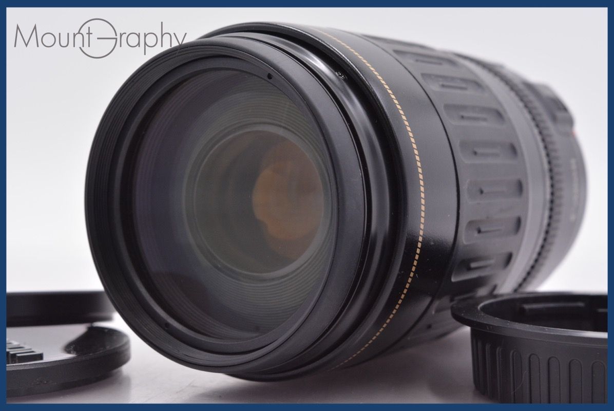 キヤノン Canon EF 100-300 mm F 4.5-5.6 USM 前後キャップ-レンズフィルター付 同梱無料 am 2260