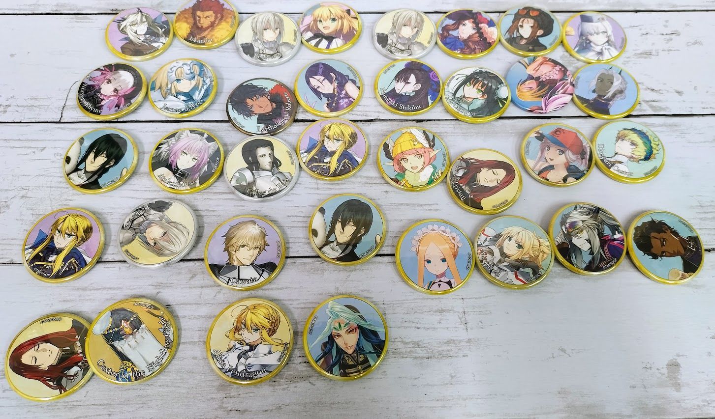 FGOフェス イベントビジュアル 缶バッジ 36個セット - メルカリ