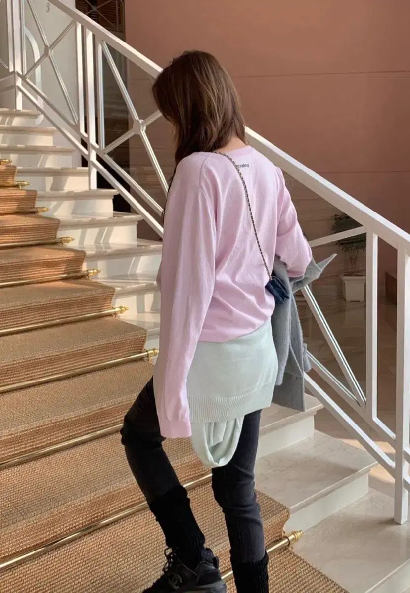 TANNAT ニット ジップアップ ミント