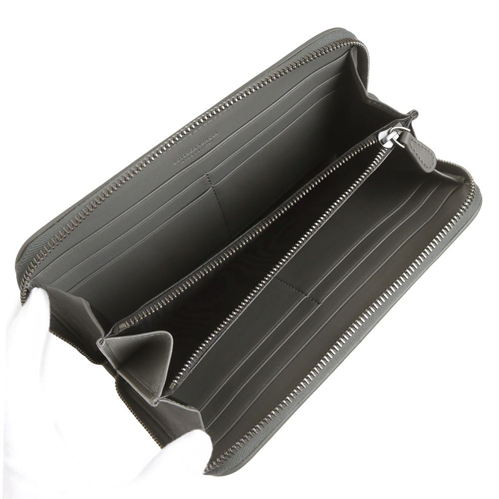 ボッテガヴェネタ イントレチャート ラウンドファスナー ジップ 長財布