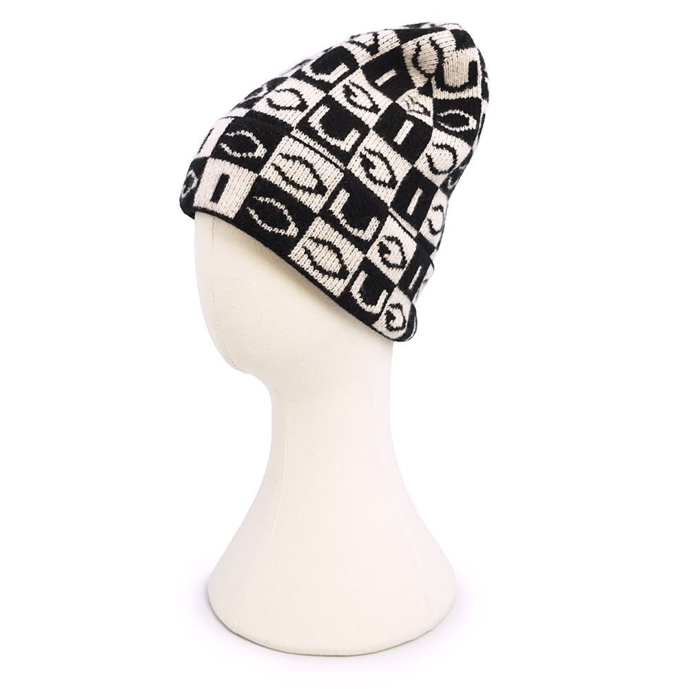 グッチ ロゴ アップサイド ニットキャップ ニット帽 帽子 Mサイズ