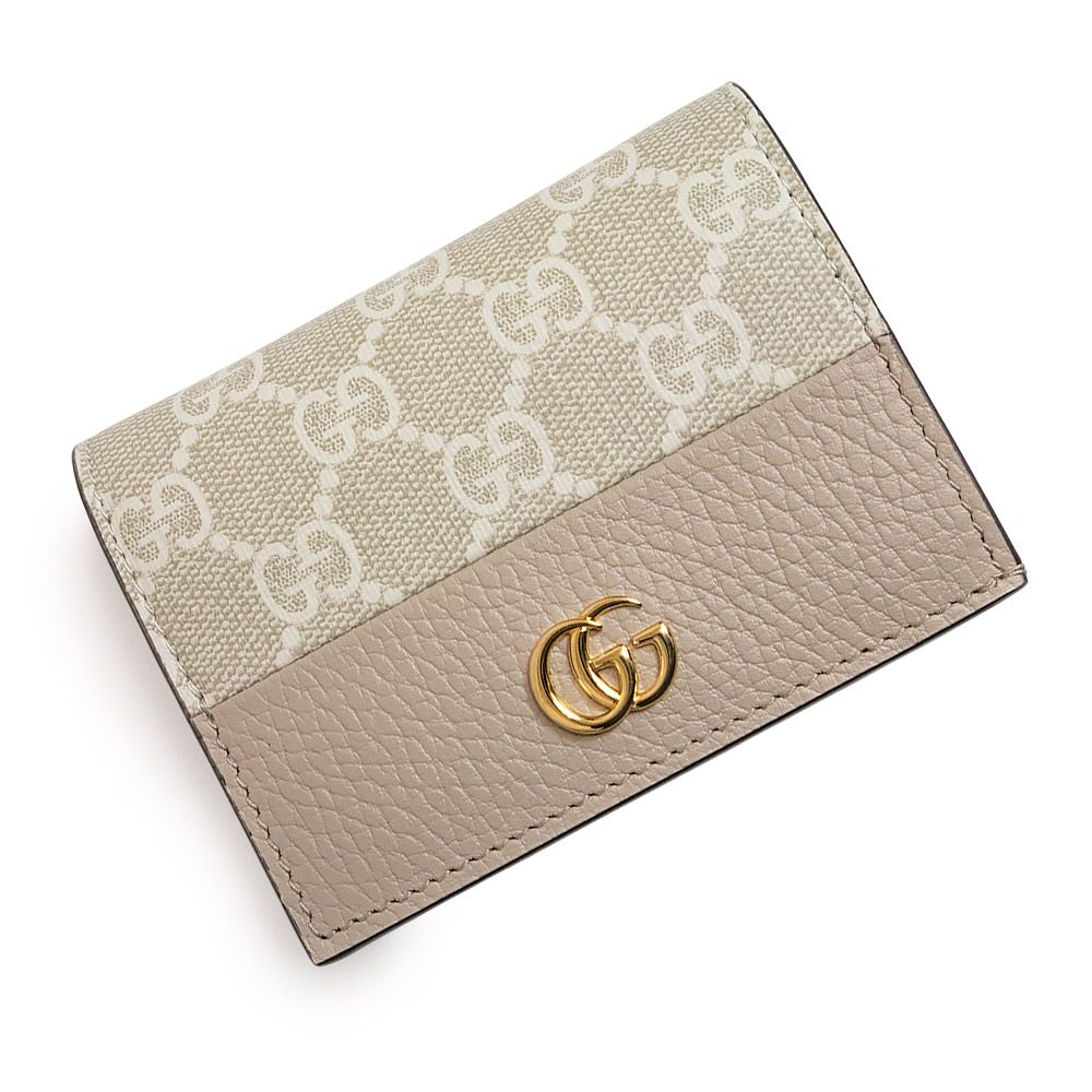 【美品】グッチ 二つ折り財布 ベージュ スプリーム ドナルド ユニセックス 美品】グッチ 二つ折り財布 ベージュ スプリーム ドナルド ユニセックス