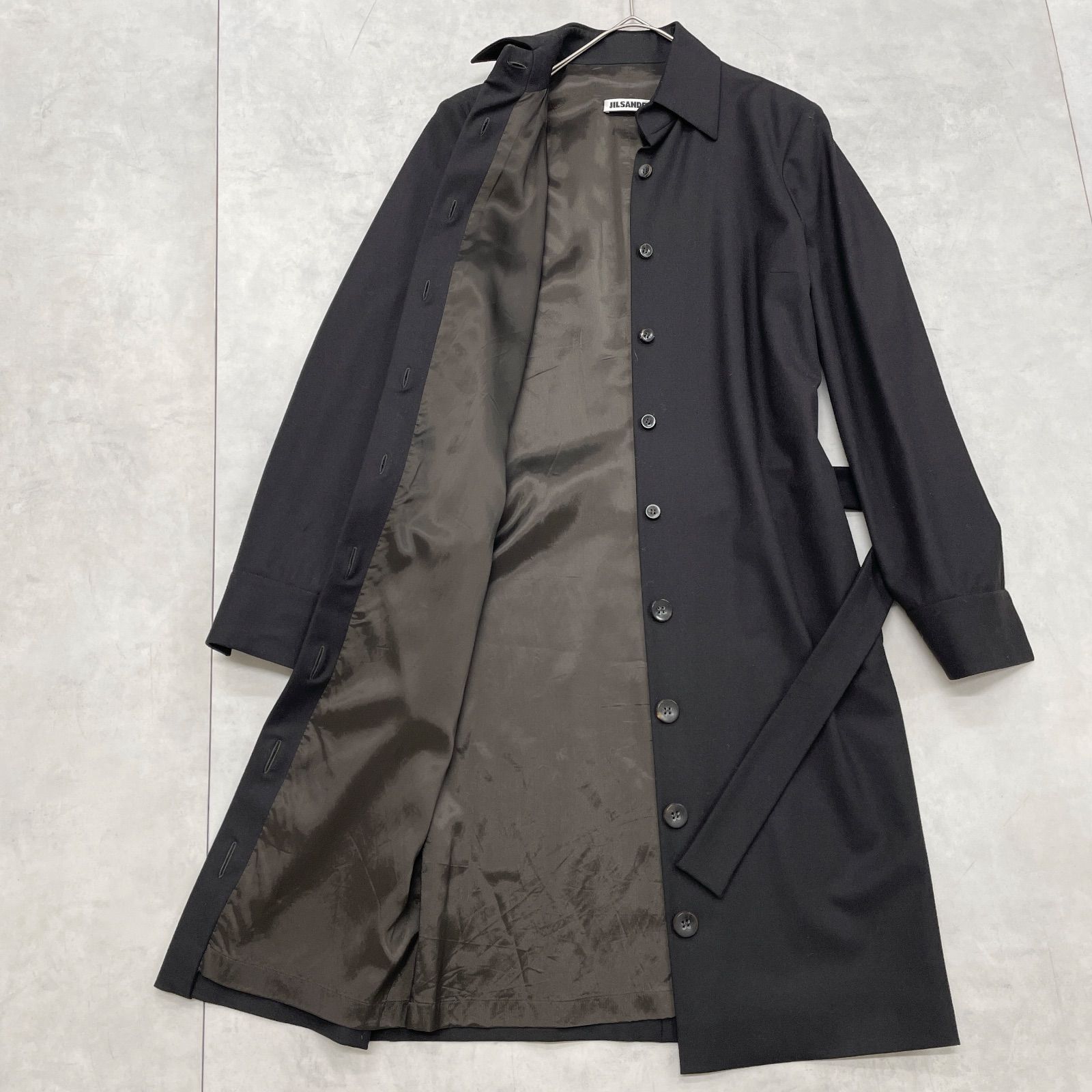 JIL SANDER ジルサンダー シャツワンピース ロングコート ベルト
