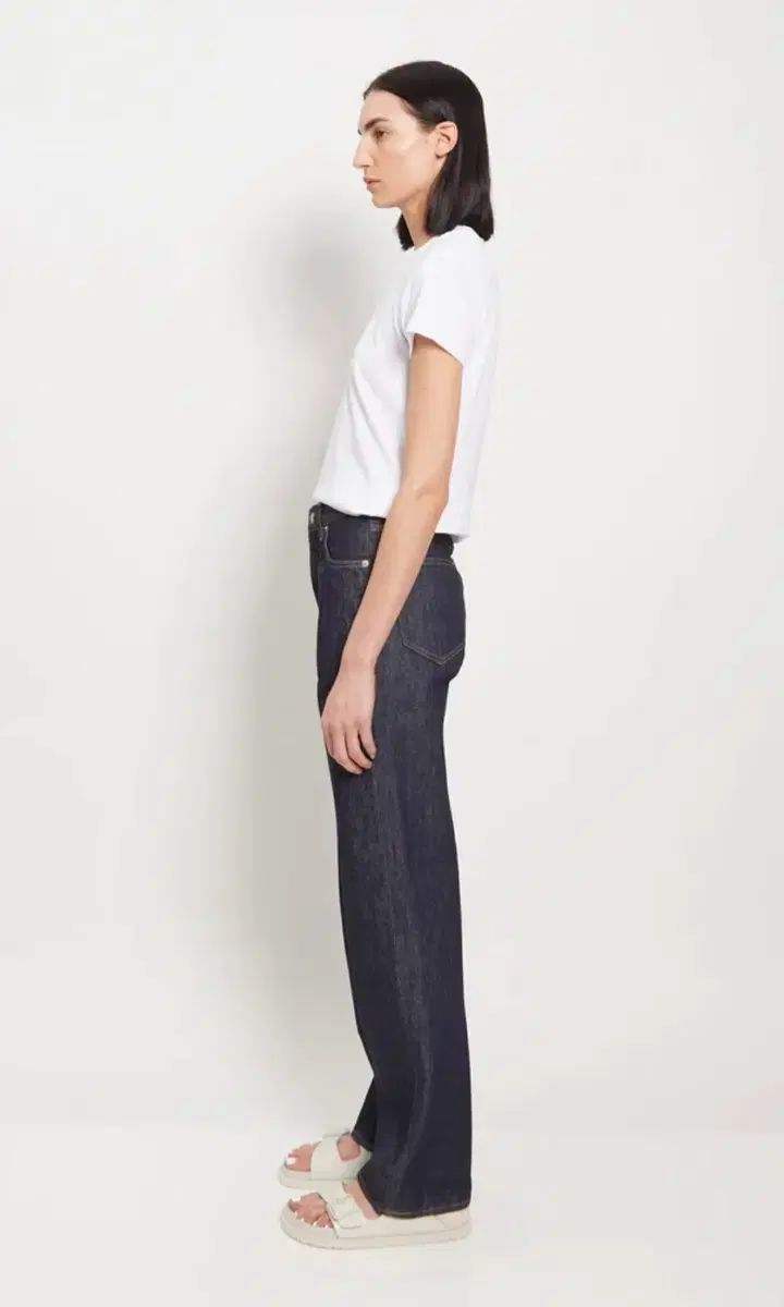 オーラリー ハード ツイスト 5 p デニム