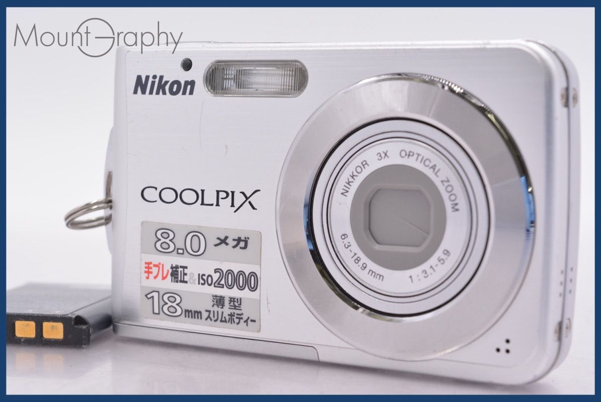 ☆良品☆ ニコン Nikon COOLPIX S210 3x バッテリー付属 ☆完動☆同梱
