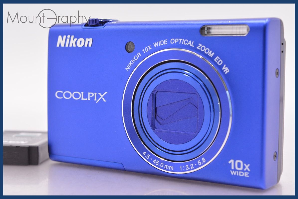 ☆極上美品☆ ニコン Nikon COOLPIX S6200 10x バッテリー付属 同梱