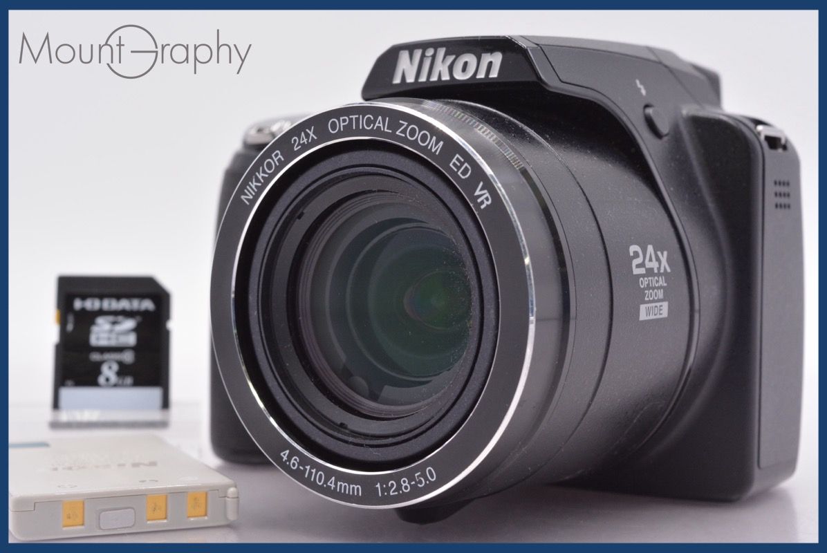 ニコン Nikon COOLPIX P90 24x バッテリー、メモリーカード付属 ☆完動
