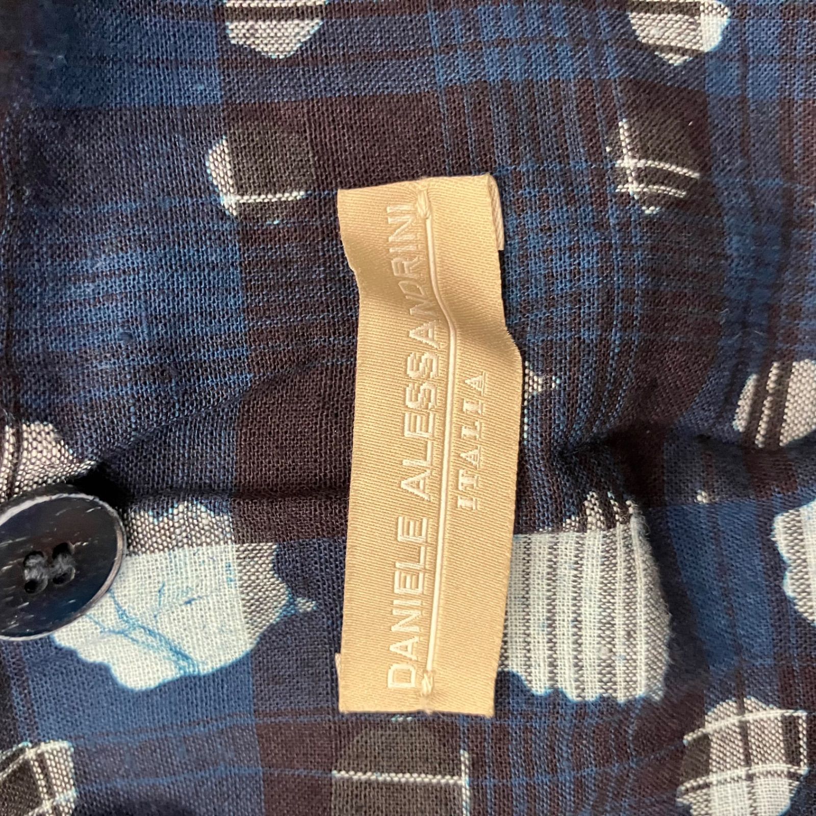  DANIELE ALESSANDRINI ジャケット M ネイビー スーツジャケット ビジネススーツ