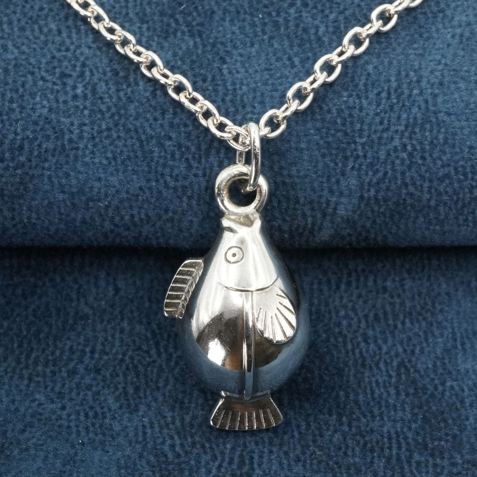 新品・未使用 ジョージジェンセン ☆チャーム(フィッシュ) 希少 ジョージジェンセン シルバー フィッシュ ネックレス/25-2558S