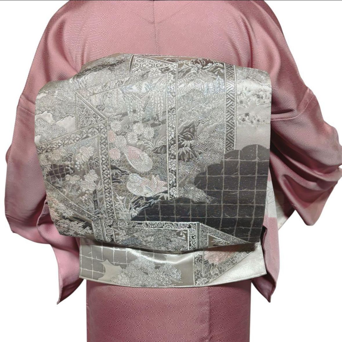 新品 ほぼ美品 袷 正絹 辻が花 訪問着 フルセット 4点 裄68 - メルカリ