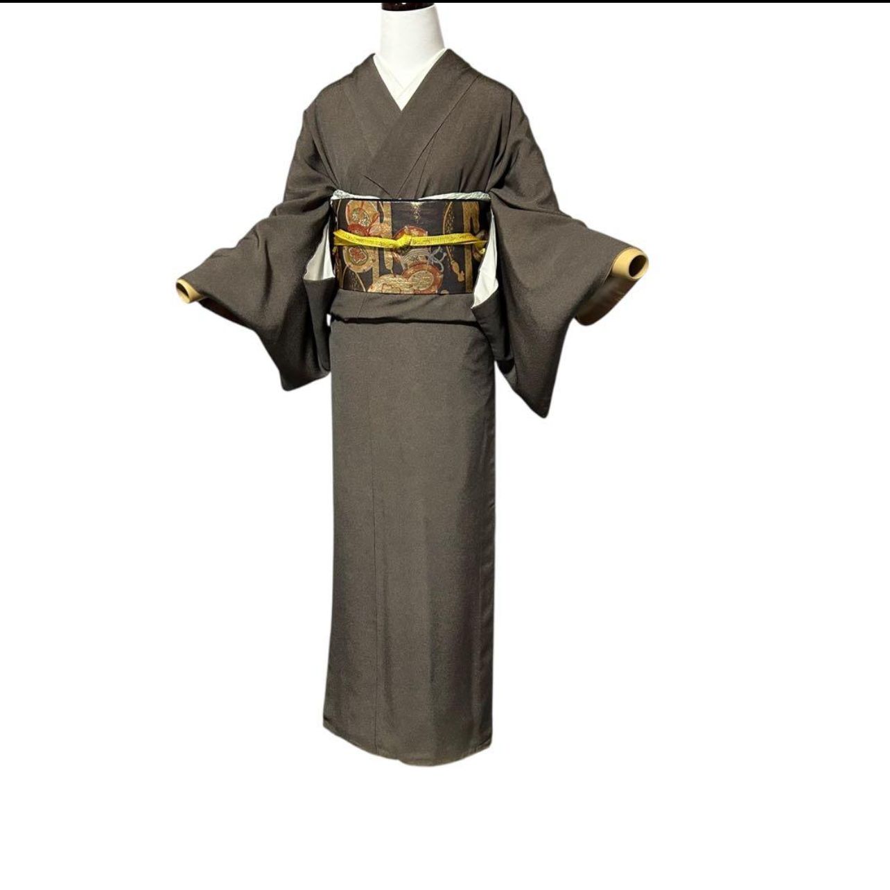 ム*ン様 美品　作家　極角通し 紋付　江戸小紋 フルセット4点 美品 身丈159 ム*ン様 美品 作家 極角通し 紋付 江戸小紋 フルセット4点 美品 身丈