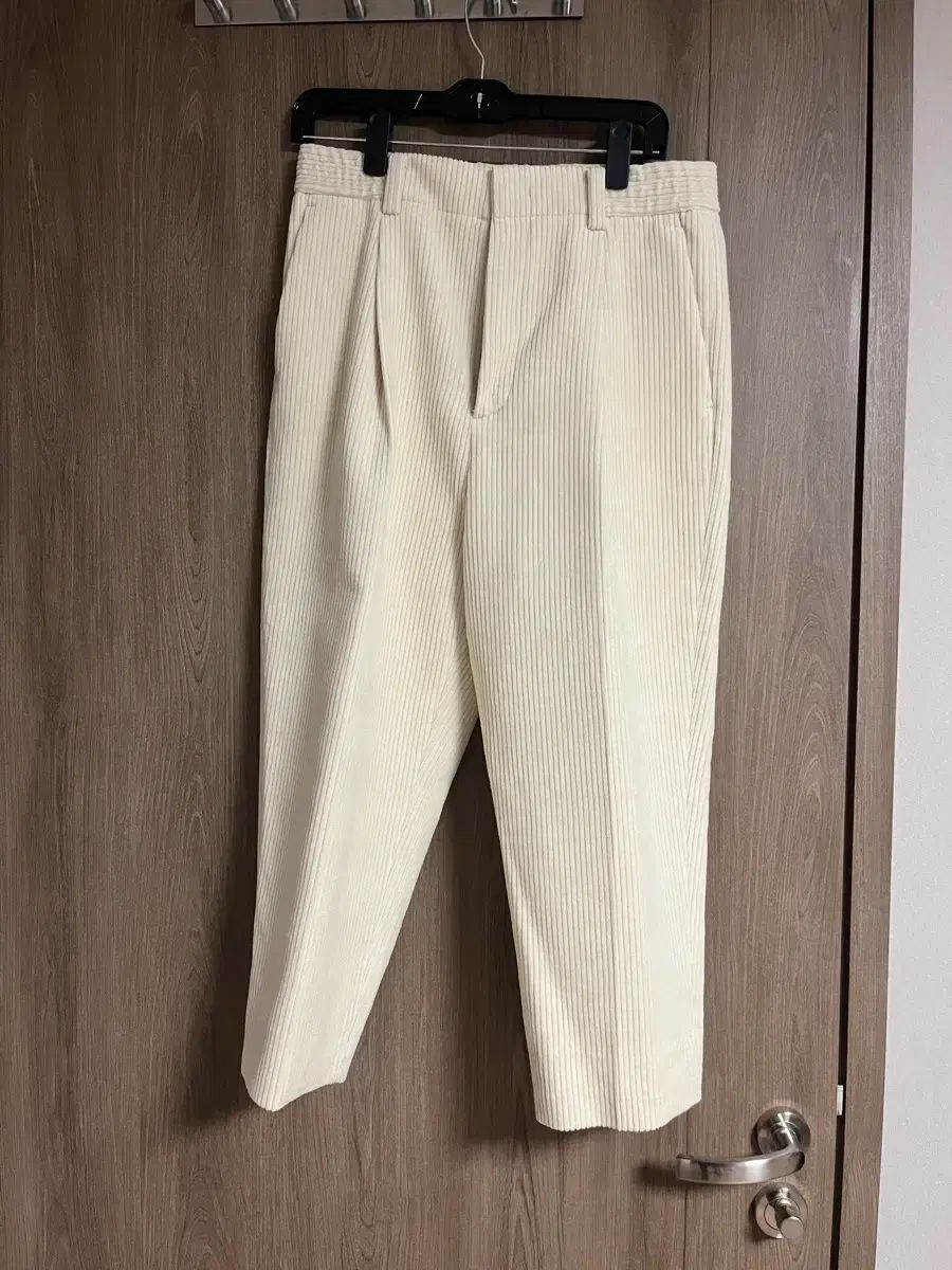 ハンサムシステム アイボリーコーデュロイ ズボン