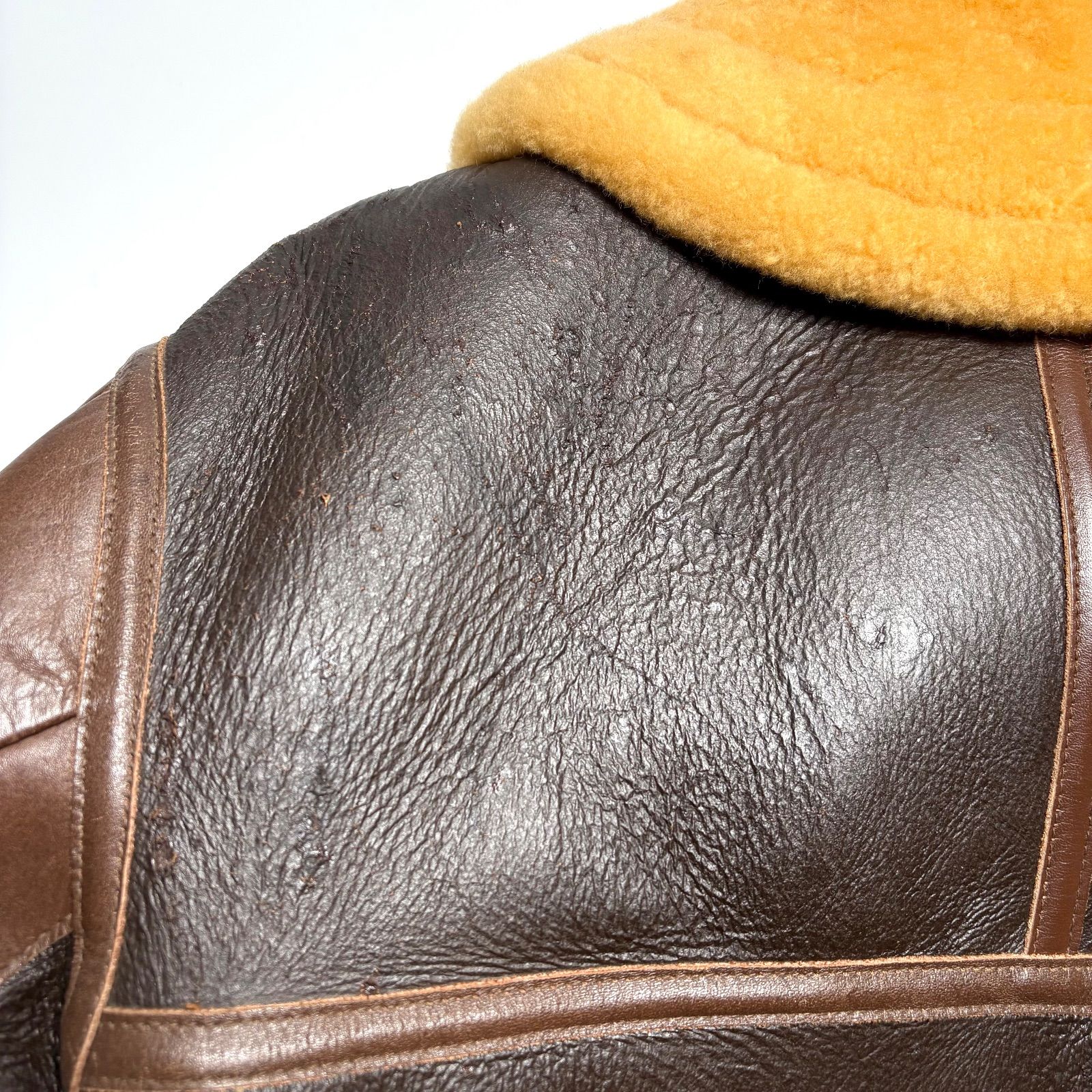 本革】Buzz Rickson's ムートンジャケット B-3 大戦モデル フライト