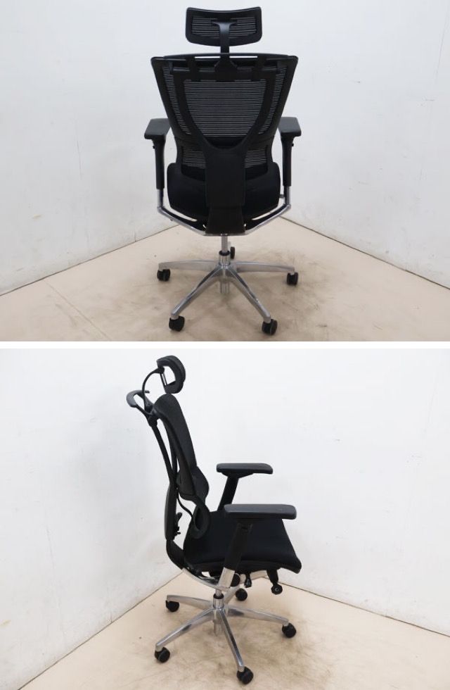 キャスターチェア ブラック