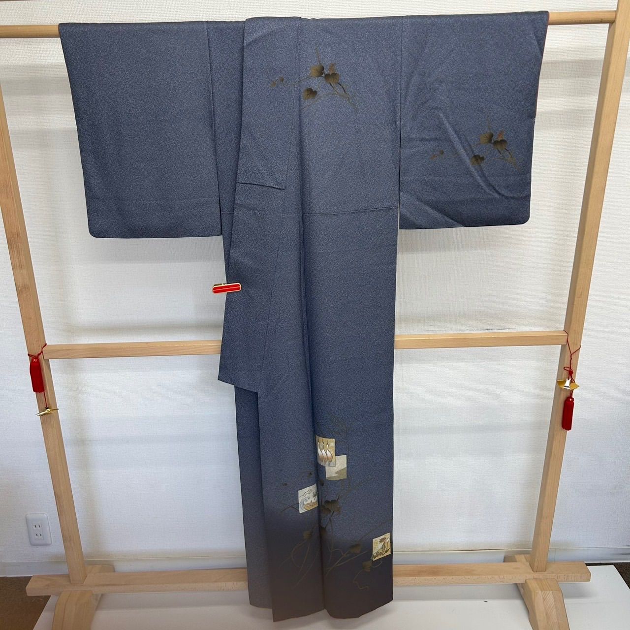 付下げ 金彩 松 叩き染 紋無し 訪問着 正絹 着物 MK-2285 - メルカリ