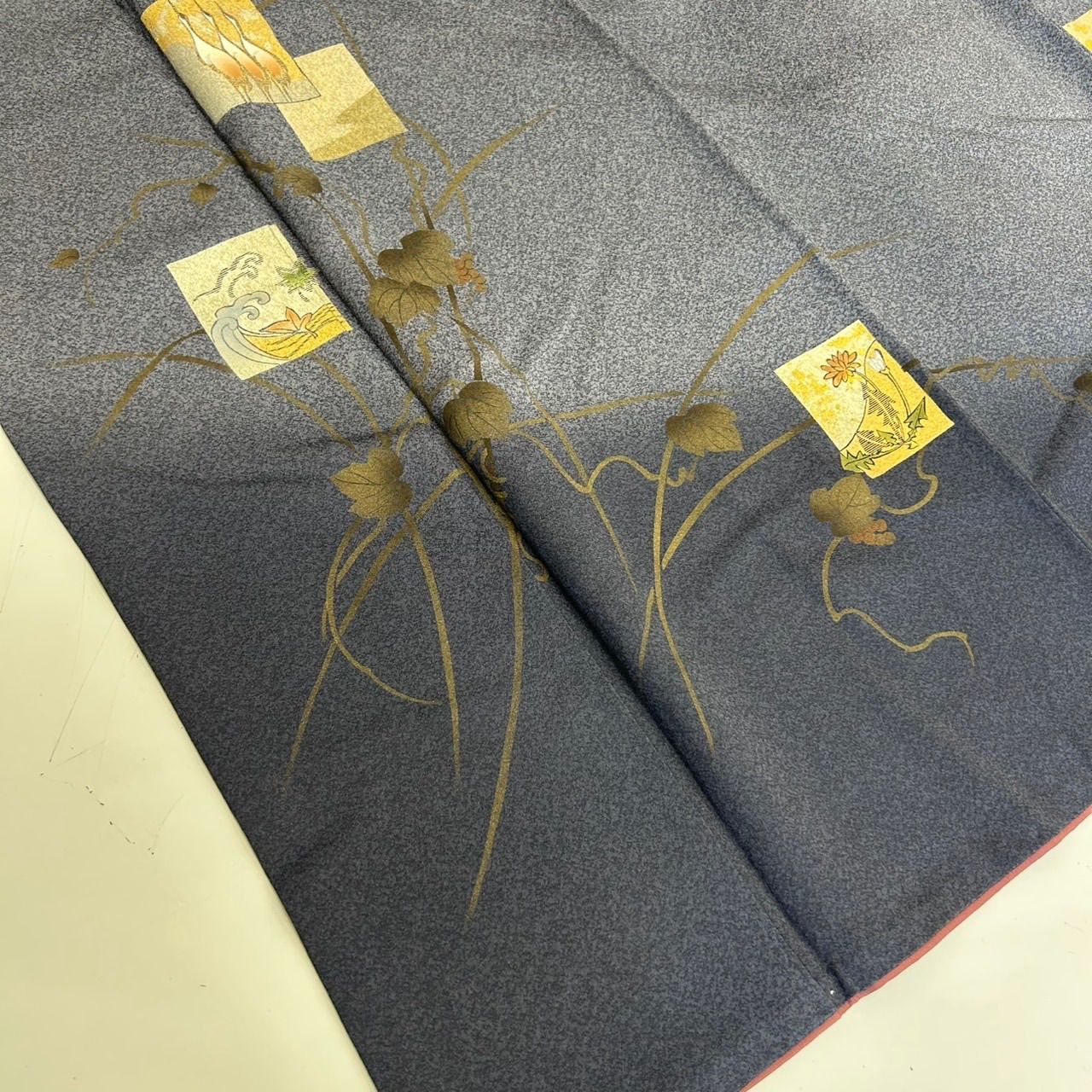 付下げ 金彩 松 叩き染 紋無し 訪問着 正絹 着物 MK-2285 - メルカリ