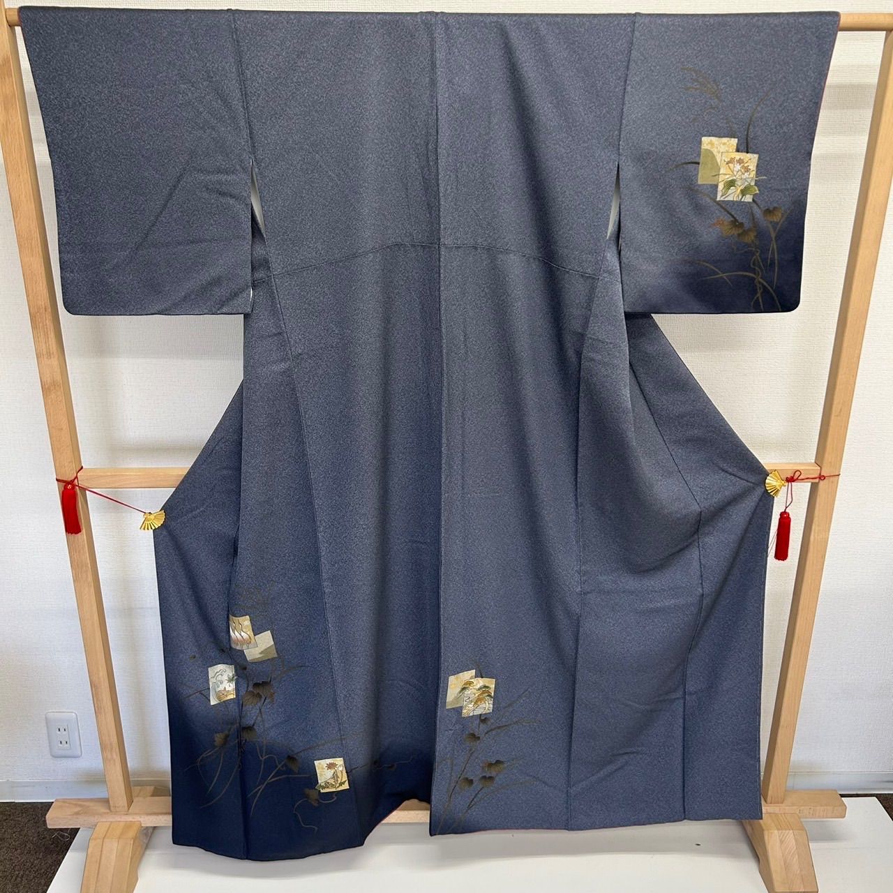 付下げ 金彩 松 叩き染 紋無し 訪問着 正絹 着物 MK-2285 - メルカリ