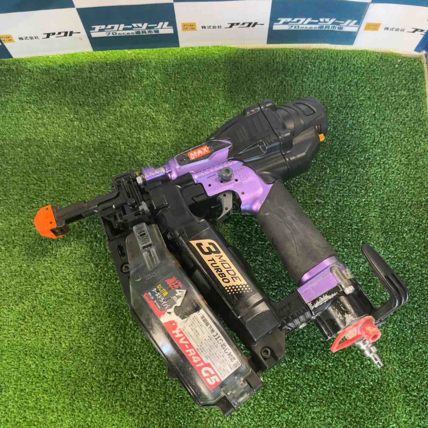 マックス MAX 高圧エアネジ打ち機 HV R 41 G 5 M 色 メタリックパープル