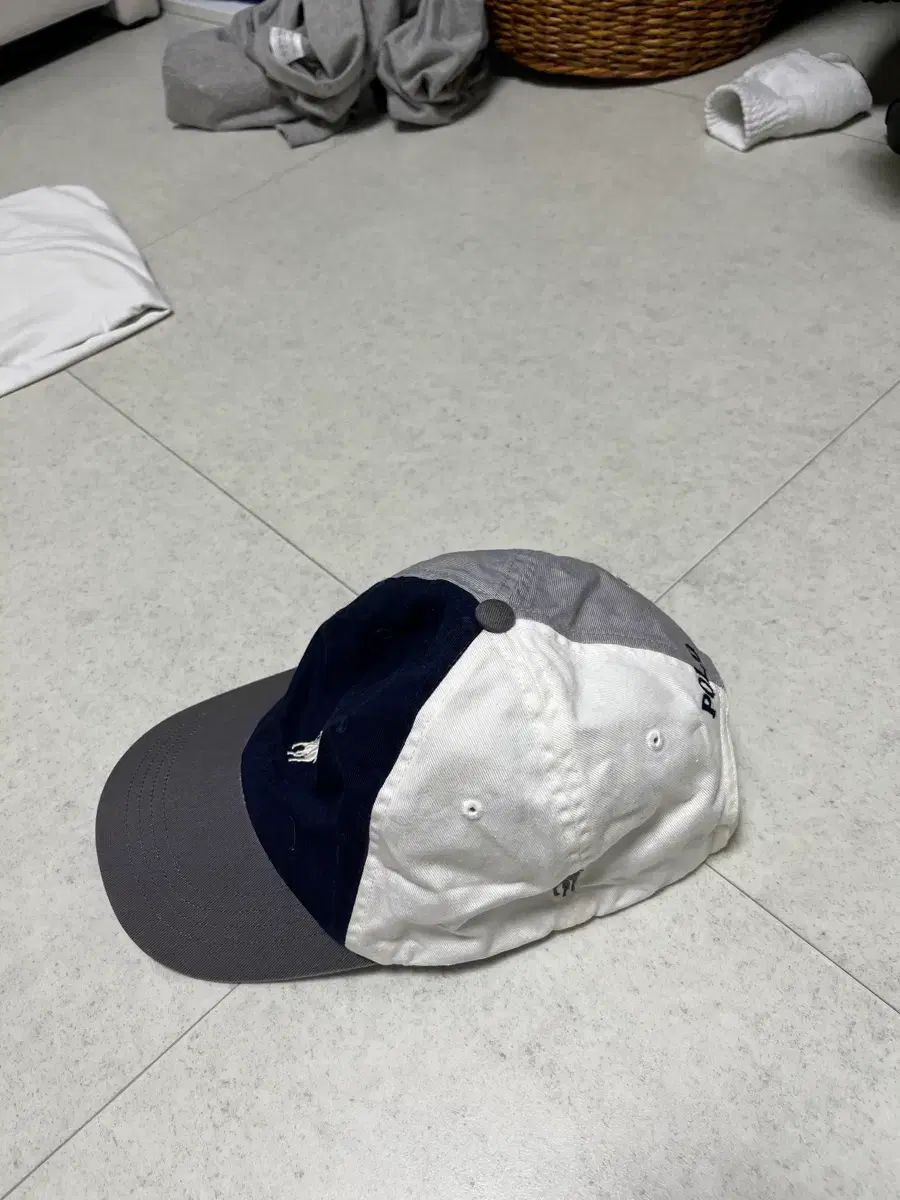 ポロ ラルフローレン x BEAMS ベースボールキャップ ネイビー グレー