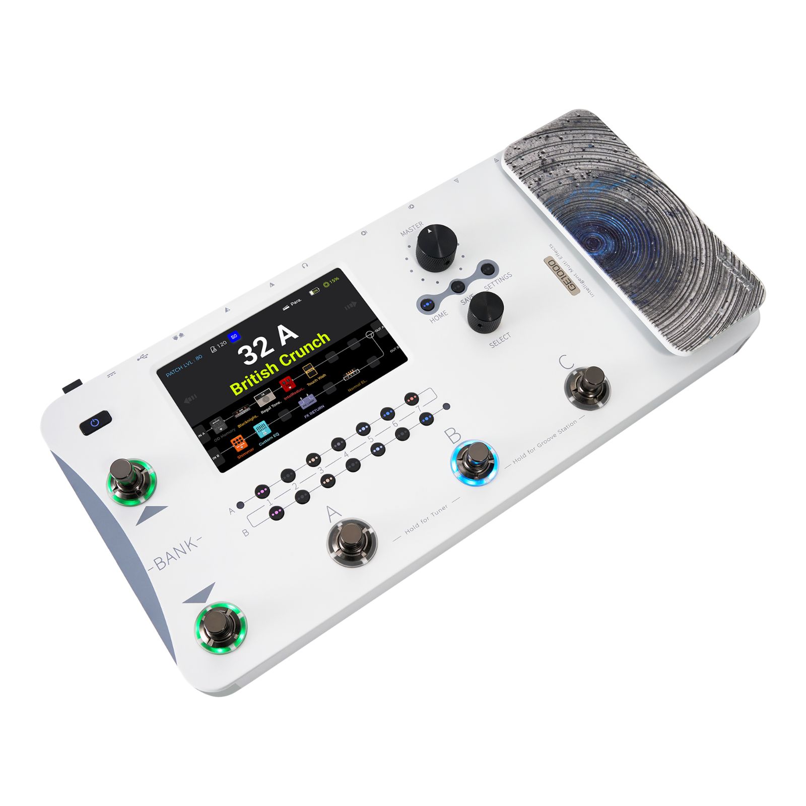 Mooer GE 1000 White a 70755 き マルチエフェクター