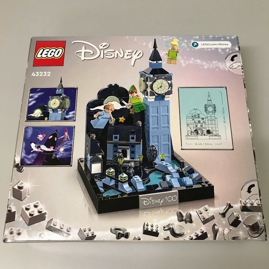 LEGO レゴ Disney 100 ディズニー 43232 ロンドンの空を飛ぶピーター パンとウェンディ 製造終了品 DB-153-C ディズニー創業100周年記念 ミニフィグ ピーター パン ウェンディ ティンカー ベル 372