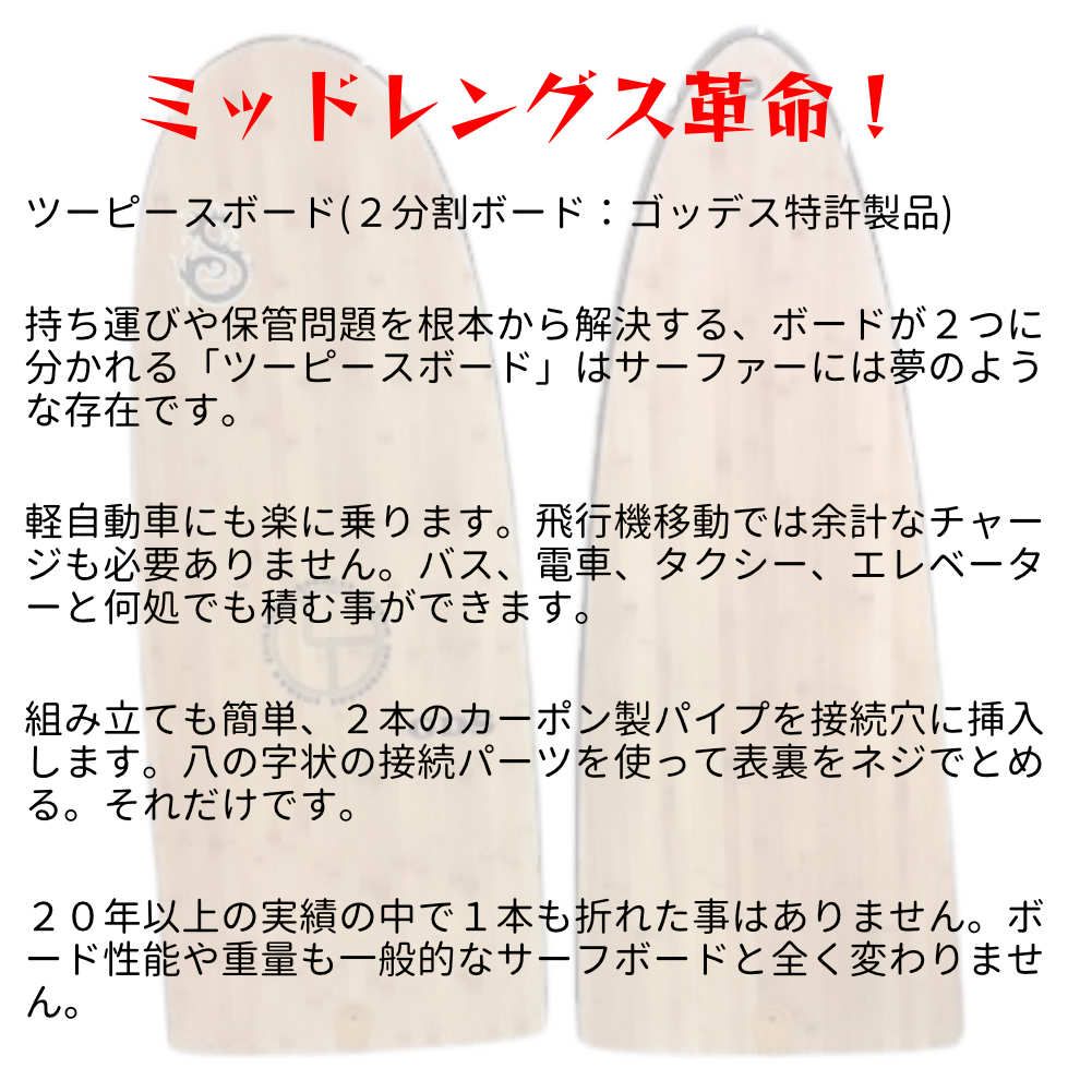 ゴッデス サーフボード