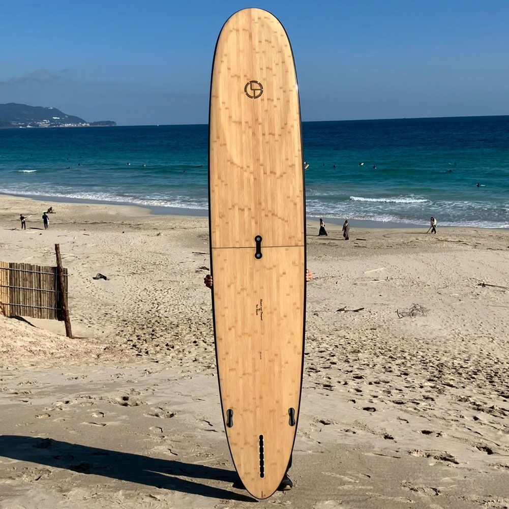 ロングボード ゴッデス サーフボード ツーピース バンブー ロング 10 2分割 ブラウン Goddess FCS 2 センターボックス サーフィン EPS