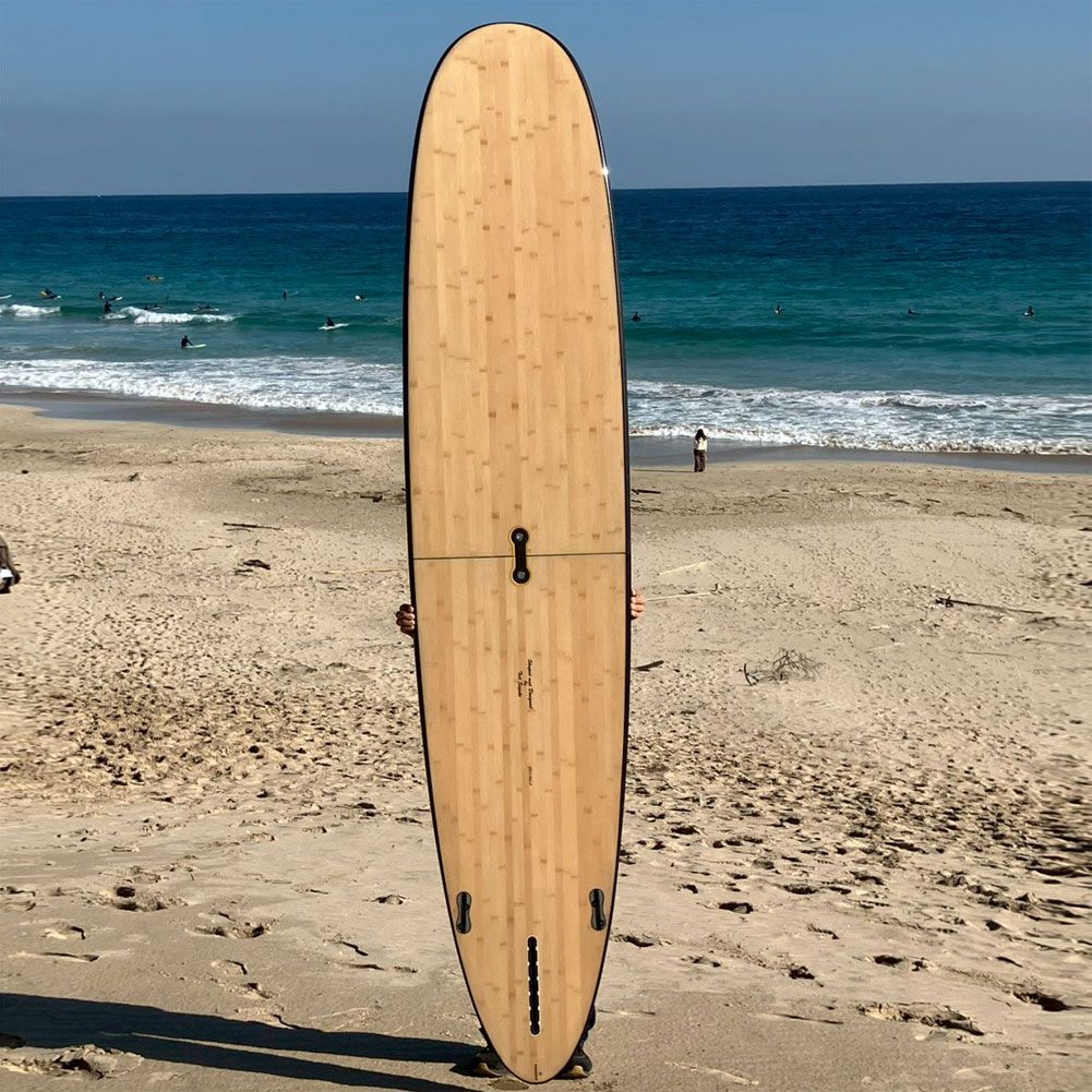 ロングボード ゴッデス サーフボード ツーピース バンブー ロング 9 2 2分割 ブラウン Goddess FCS センターボックス サーフィン EPS