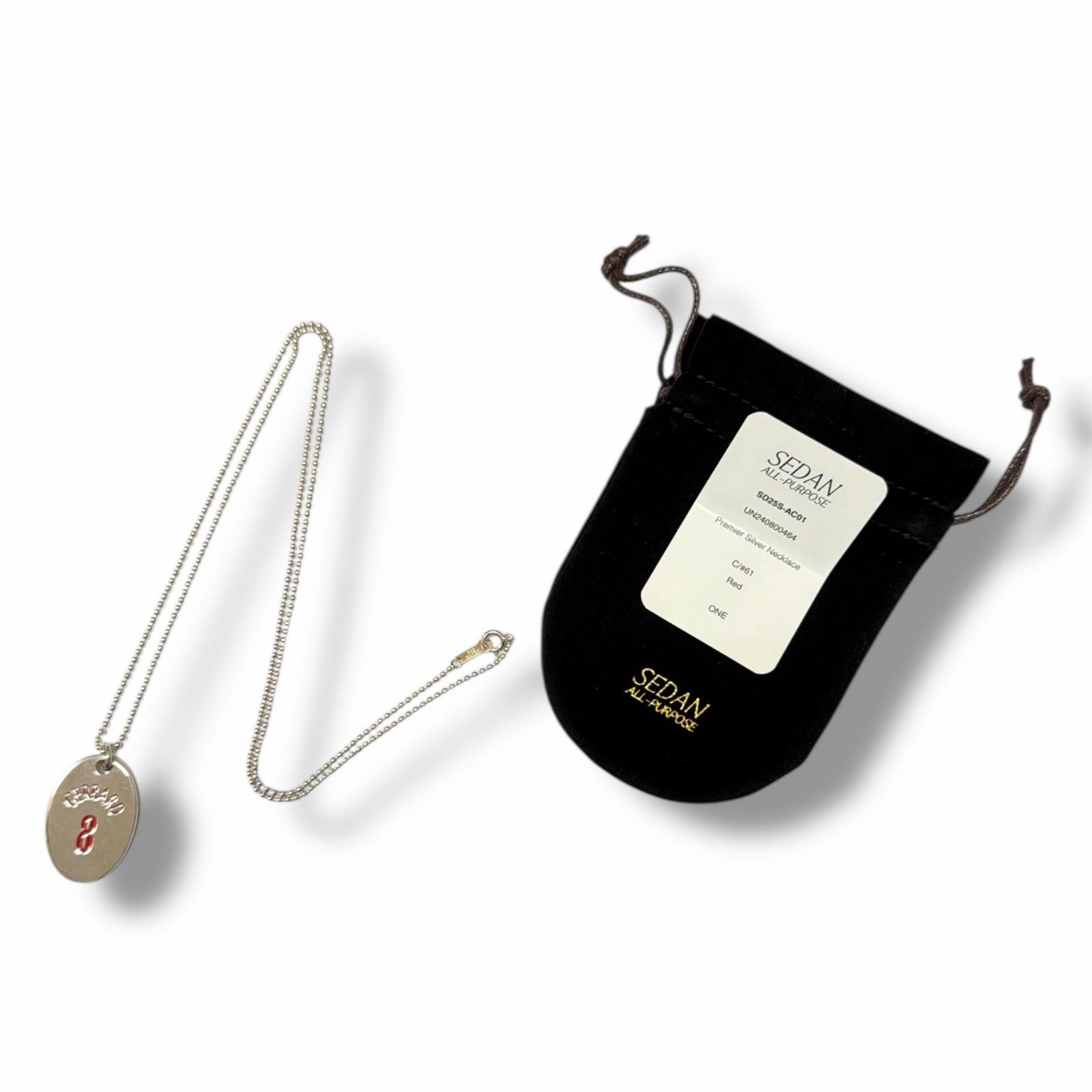 参考上代42900円 SEDAN ALL PURPOSE 25 SS Premier Silver Necklace シルバーネックレス セダンオールパーパス SD S AC 01 シルバー F 833 M
