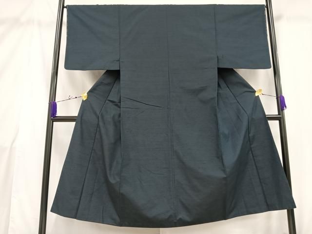 平和屋着物男性 黒紋付 正絹 逸品 DAAX4948ps