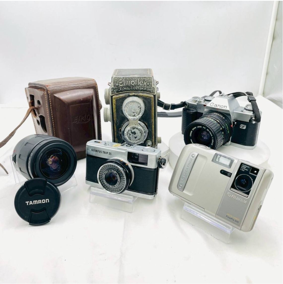 ★まとめ売り★フィルムカメラセット Canon Konica Olympus ❗️✨カメラまとめ売り✨❗️】ジャンク Canon/Olympus/FUJIFILM