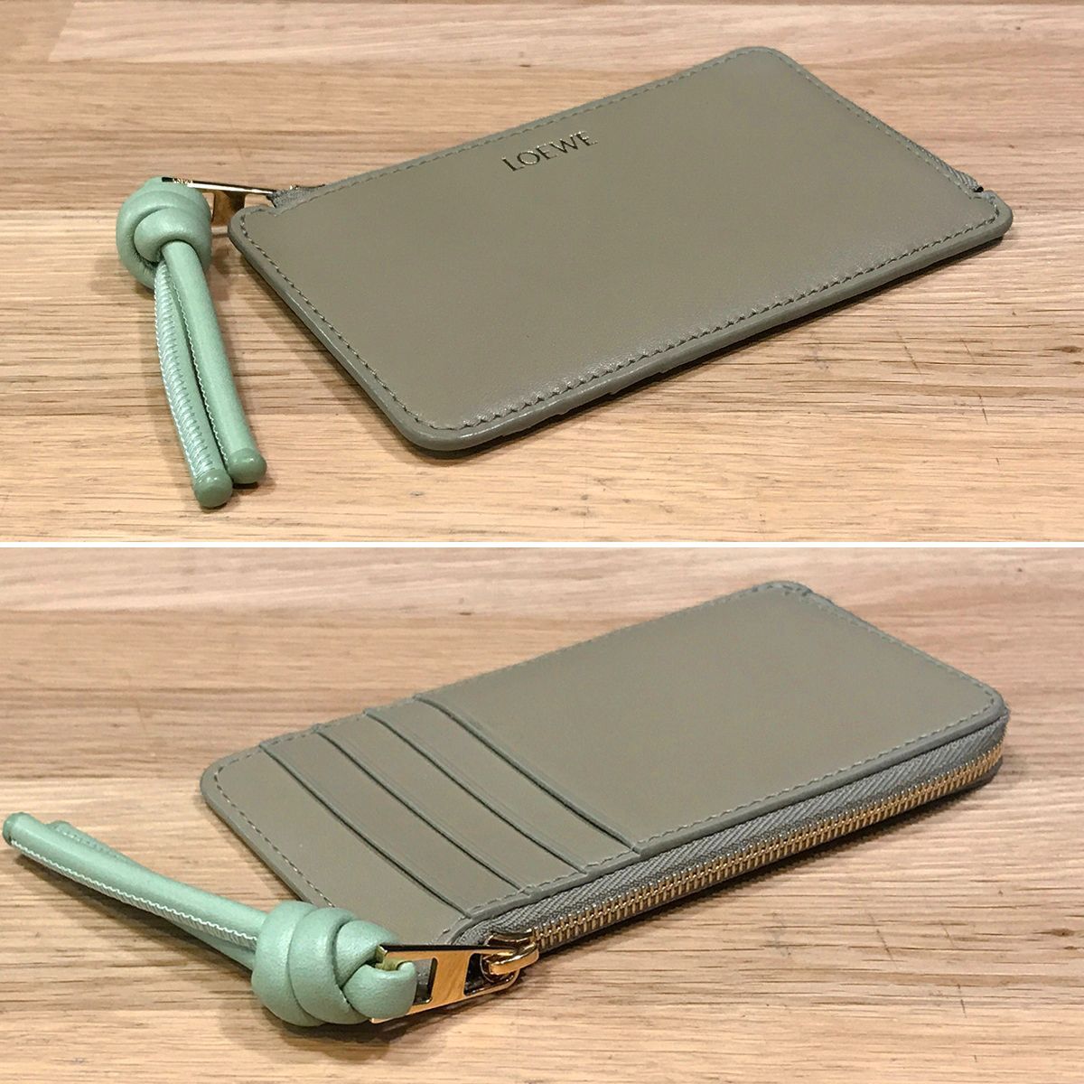 超美品 ロエベ ノット コインカードホルダー フラグメントケース 小銭 