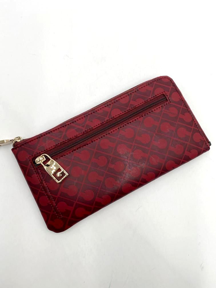 ゲラルディーニ GHP 34 L字ファスナー 長 財布 赤 レディース