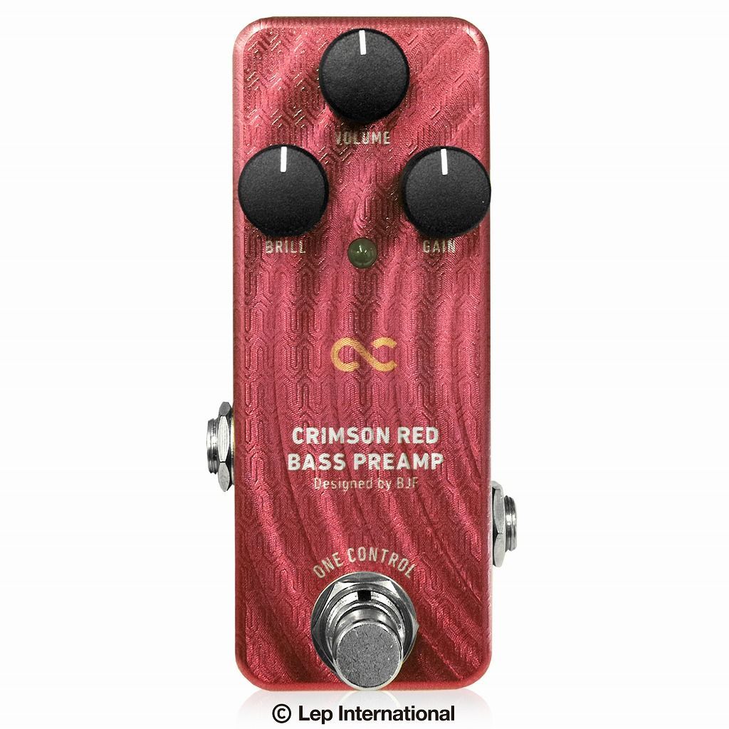 One Control CRIMSON RED BASS PREAMP a 70756 き ベースプリアンプ