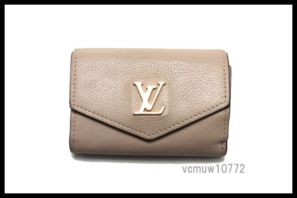 LOUIS VUITTON トリヨン ポルトフォイユ ロックミニ レザー 3つ折り財布 ルイヴィトン 1120 pj 38388