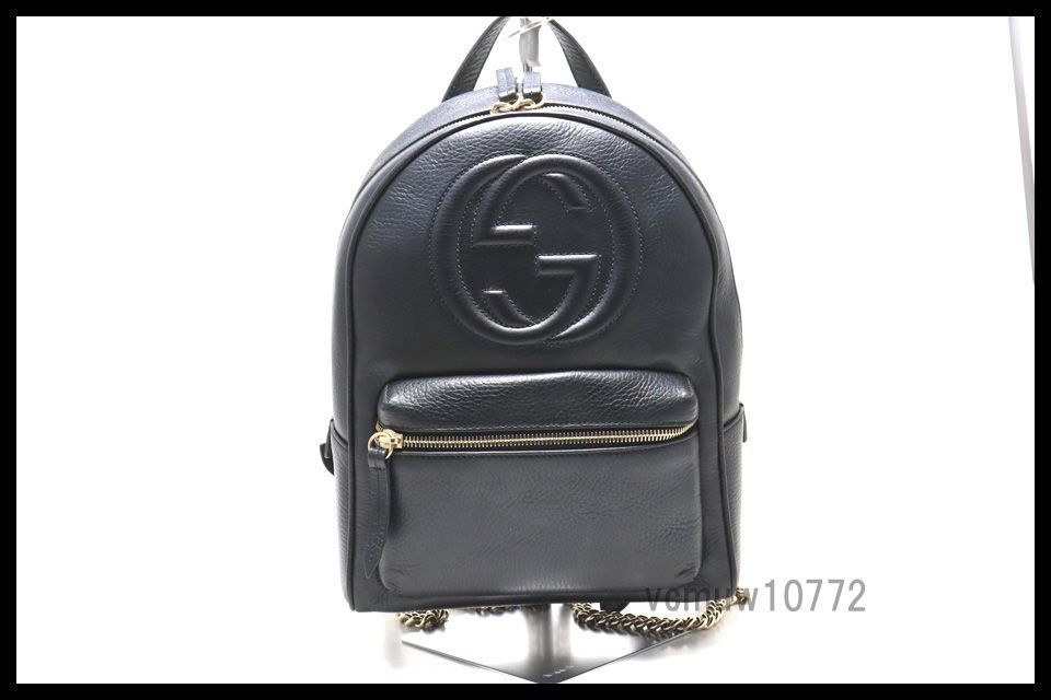 GUCCI ソーホー レザー リュックサック グッチ 1120 vm 40703