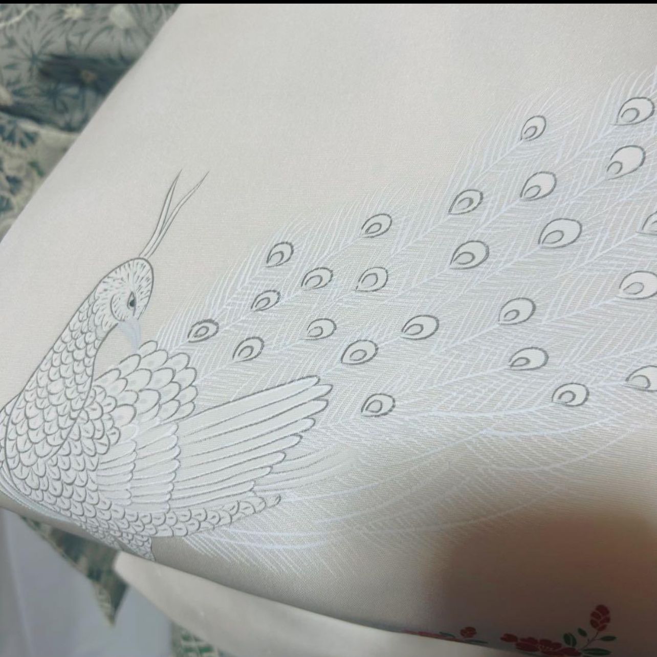 未使用 新品 美品 袷 化繊 縮緬 辻ヶ花 小紋 フルセット 4点 - メルカリ